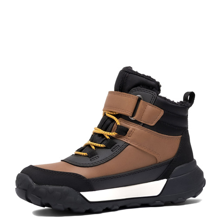 Geox Boys' Light Brown/Black Boots