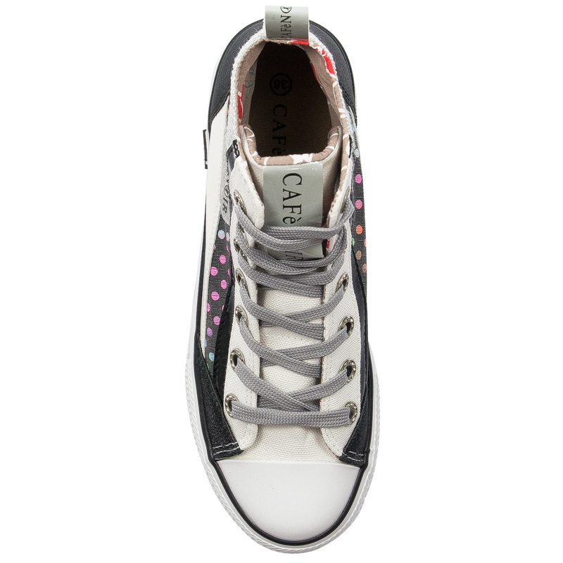 CAFENOIR Women's Sneakers N007 Nero Black