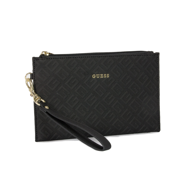 Guess Women's wash bag Lorey Flat Top Zip Bla Black black