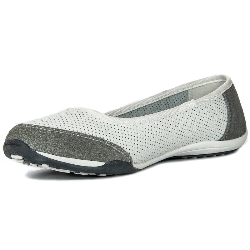 Filippo Baleriny Damskie Biało - Szare