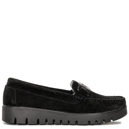 Filippo Loafers Leather Black Shoes 