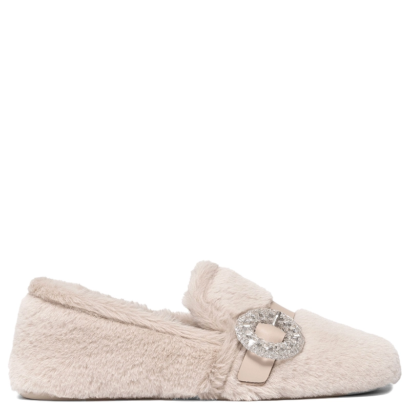 Macarena Beige Home Slippers