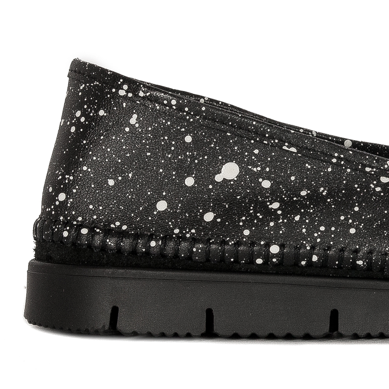 Maciejka Black with Dots Low Shoes