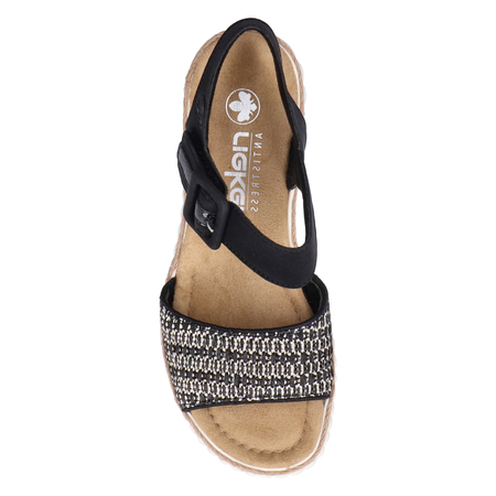 Rieker Women's Black Sandals