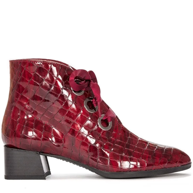 Hispanitas  HI00715 Alpes Maroon Boots
