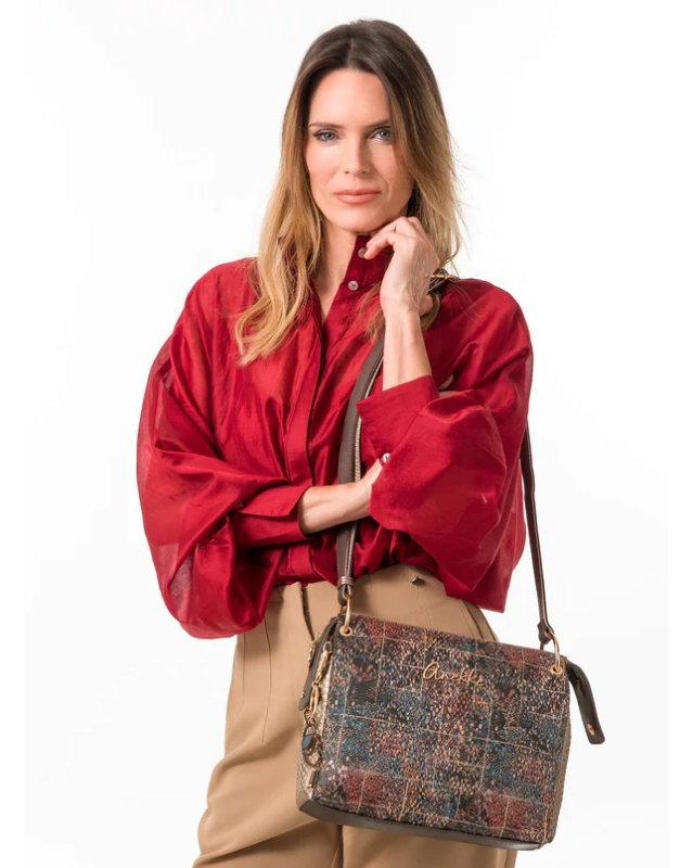 Anekke Large Shoulder Bag Fits A4 Multicolor 43713-430