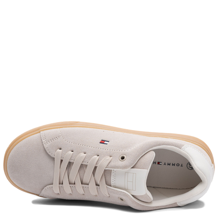Tommy Hilfiger Zamszowe Sneakersy  Beżowe T3X9-34349-BEIGE