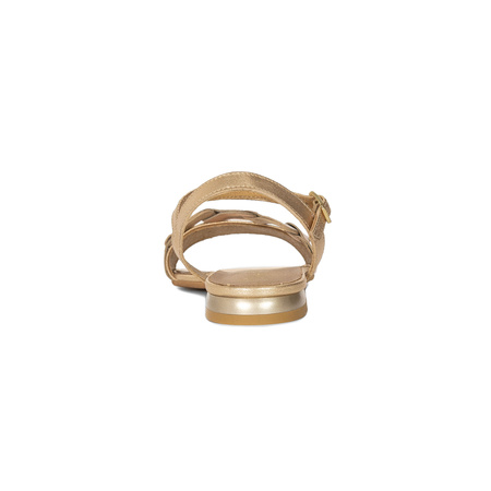 Maciejka Women's Leather Gold Sandals