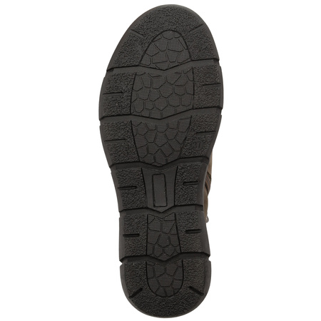 Maciejka Boots Elastic Laces Ankle Boots Side Zipper Brown P7240-12/00-1