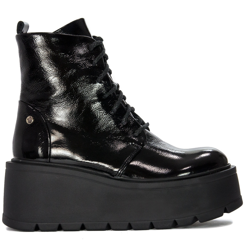 Maciejka 05294-20/00-6 Black Lace-UP Boots