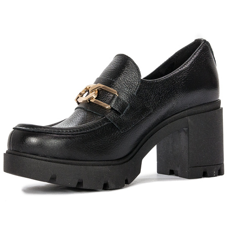 Lemar Women's leather black shoes