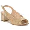 Sergio Leone Women's Gold Mix Sandals
