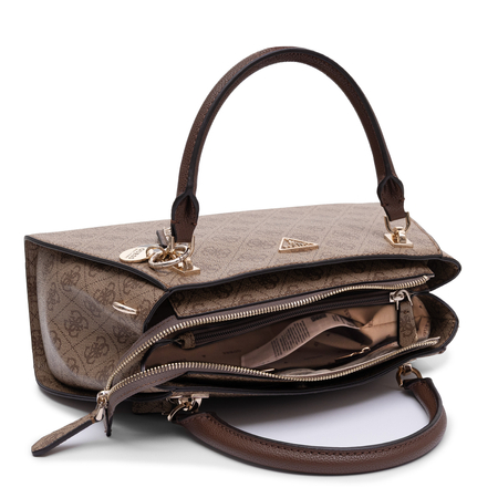 Guess Women's Classic Handbag With Logo Beige BG967207-LATTE