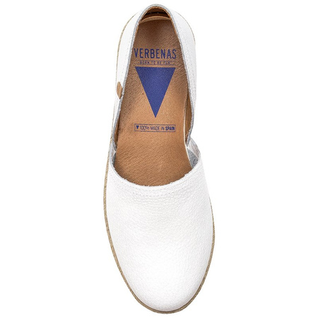 Verbenas Espadryle Damskie Carmen Nucleo Blanco Białe