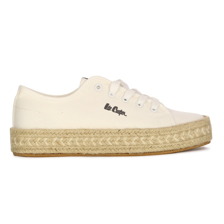 Lee Cooper Półbuty Damskie Białe