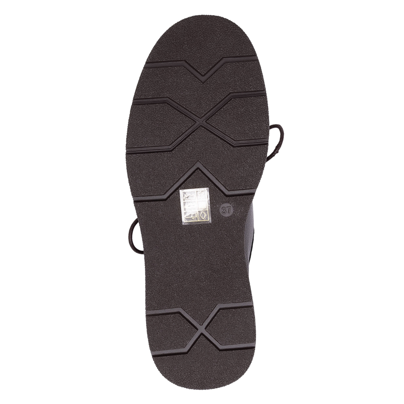 Maciejka Comfortable Leather Lace-Up Shoes Brown K7189-02/00-1