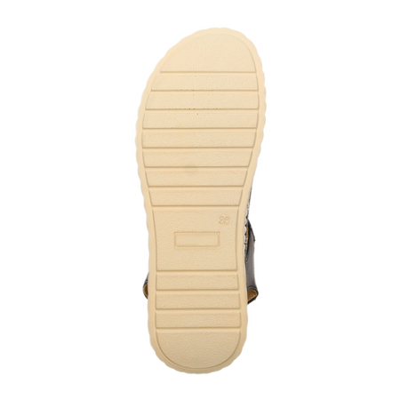 Maciejka Women's Leather Black and White Sandals