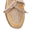 Maciejka Yellow Straw Flat Shoes