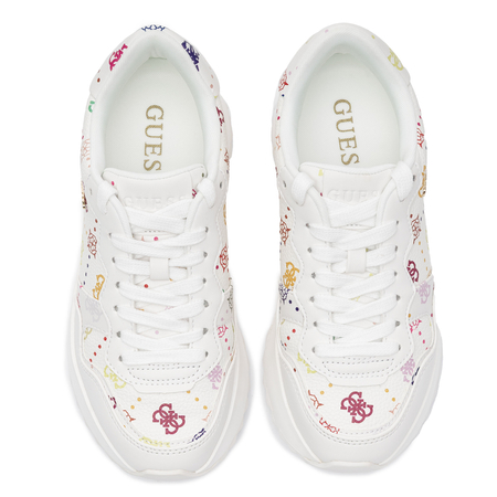 Guess Damskie Sneakersy Platformowe Sneakersy Białe FLPVN4-FAL12-WHMU