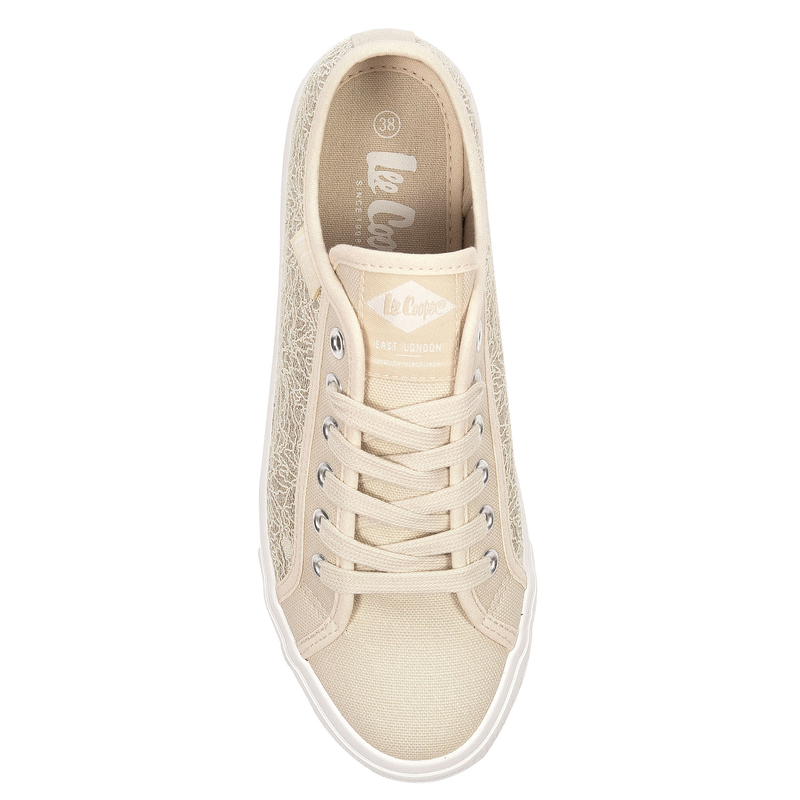 Lee Cooper Trampki Damskie Beżowe