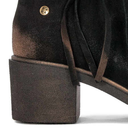 Maciejka Black Women's Velor Boots