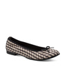 Tamaris Ballet Flats Woven Pattern Black-Beige 1-22134-46098BCOM