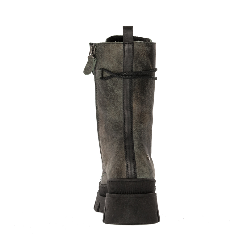 Maciejka 05693-09/00-3 Green Lace-Up Boots