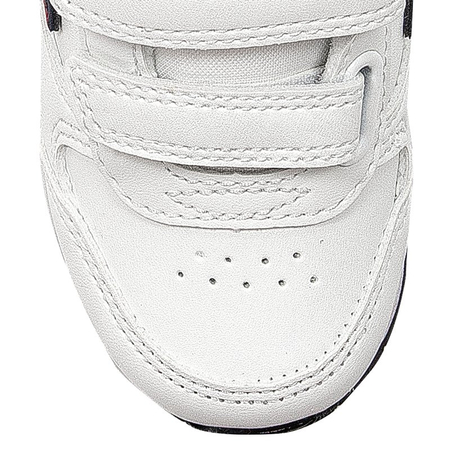 Fila Orbit Velcro Infants 1011080.98F White Dress Blue Sneakers 