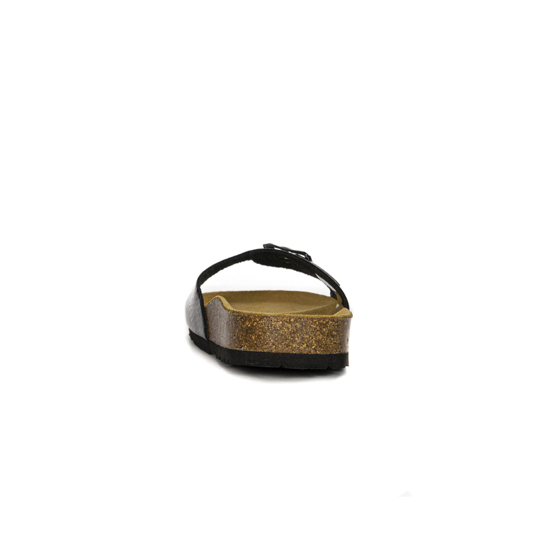 Pepe Jeans Klapki damskie Oban Ferrara W Black czarne lakierowane