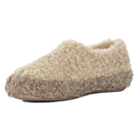Verbenas Home Slippers Cream and Beige