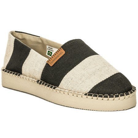 Havaianas 4145543.0090 Hav Espadrille Classic Flatform Eco Black Flat Shoes