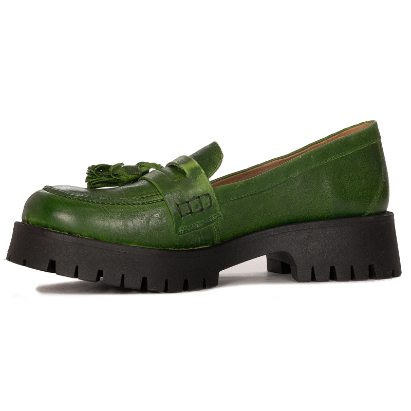 Maciejka Women's Green Shoes On Platform