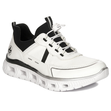 Rieker Women's White Combination Sneakers