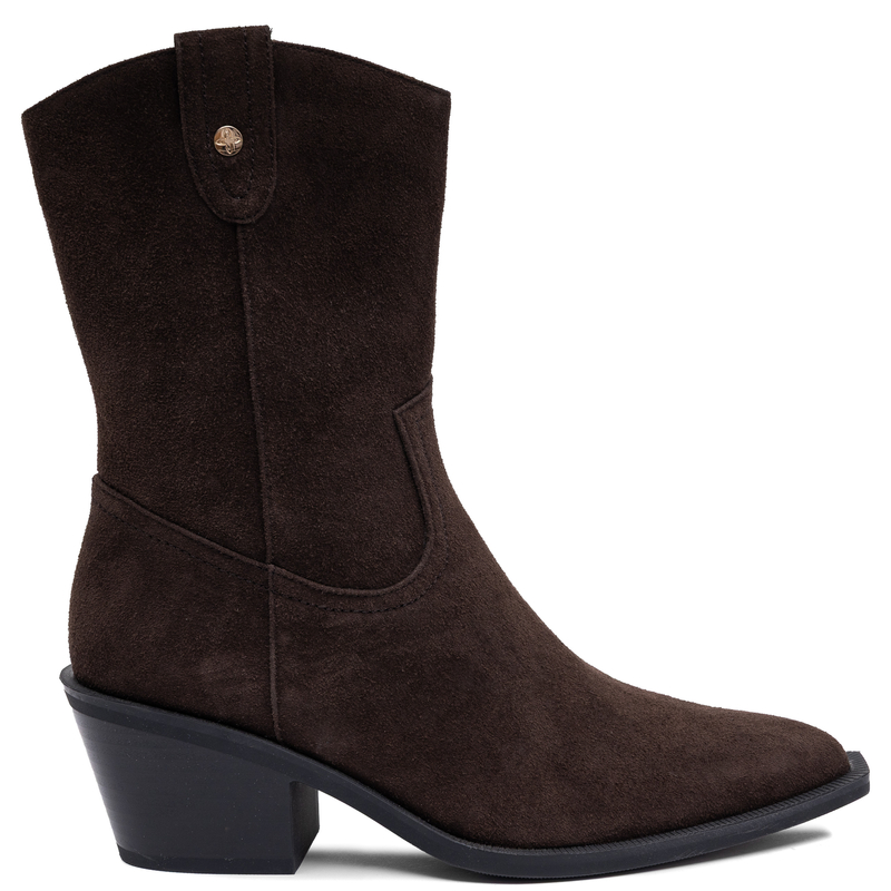 Maciejka Chocolate Suede Leather Elegance Shoes K7809-02/00-7K7809-02/00-7