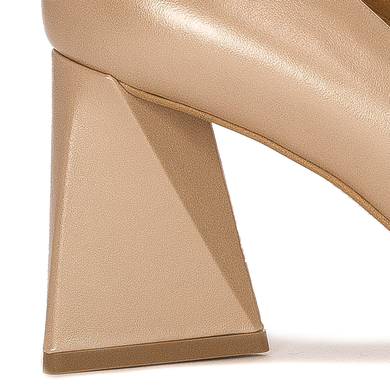 Visconi Casmir Gold leather women's Pumps