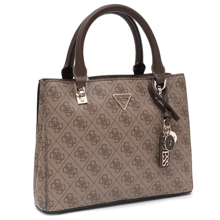 Guess Elegant Satchel Bag Shoulder And Handbag Beige HWBG9672050-LATTE