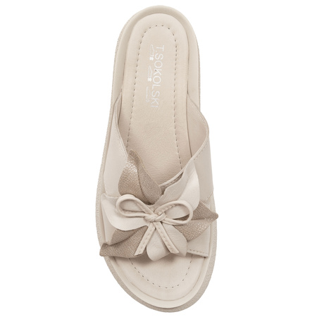 T.Sokolski Women's Beige Slides