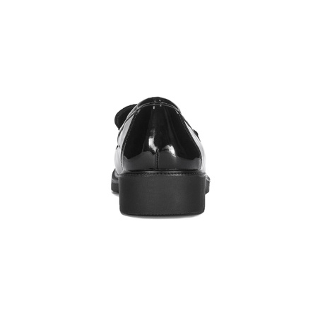 S.Barski Mokasyny damskie Black Patent czarne lakierowane