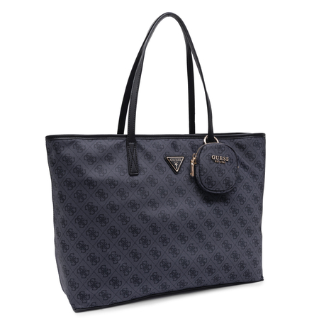 Guess Noelle Klasyczna Torba Damska Duża A4 Czarna TWNB2168240-BLACK   