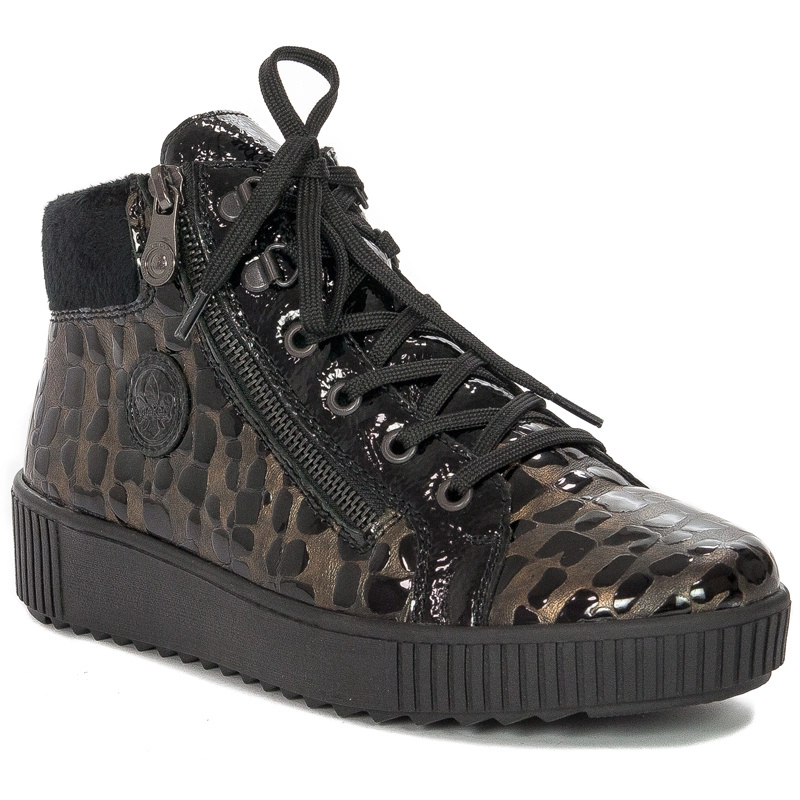 Rieker M6441-90 Bronze Black Boots