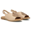 Filippo Women's Flat Sandals Beige