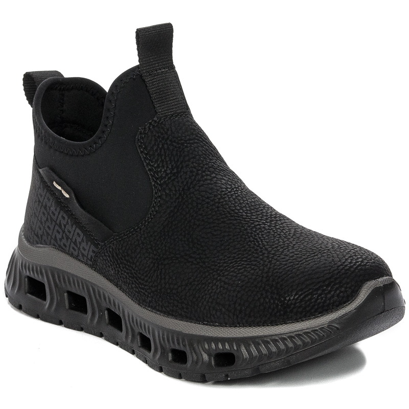 Rieker platform black Boots M6053-00