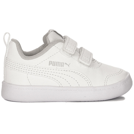 Puma Courtflex v2 V Inf White Velcro shoes for children