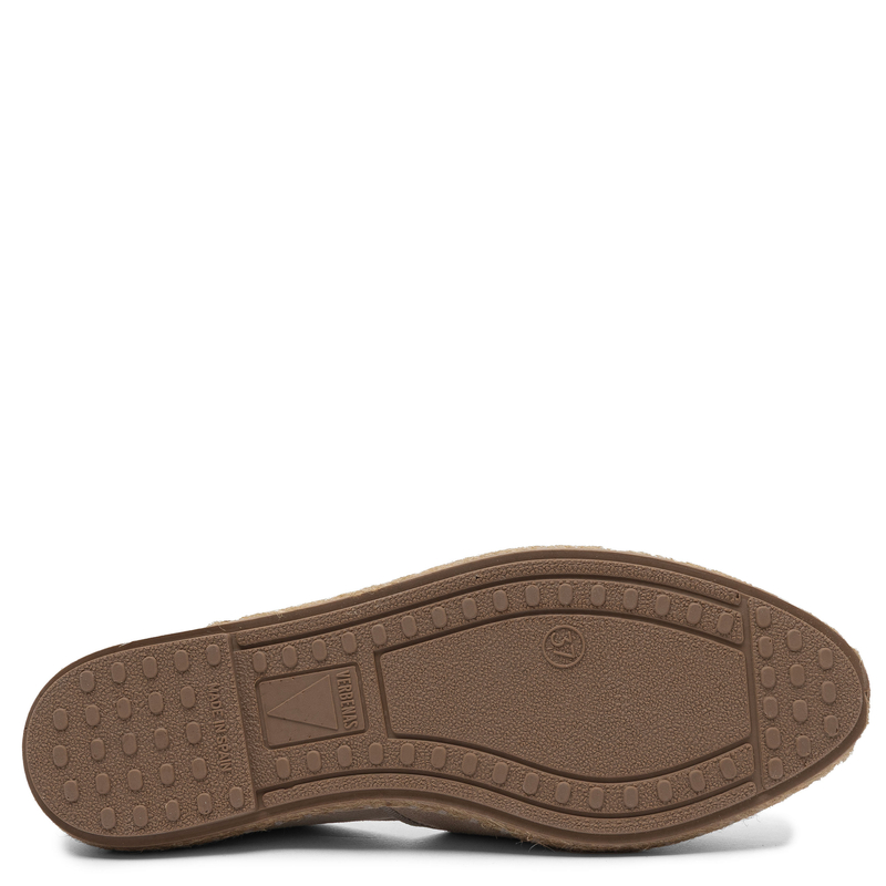 Verbenas Karma Espadryle Damskie Zamszowe Beżowe KARMA-SER-TAN-PIE