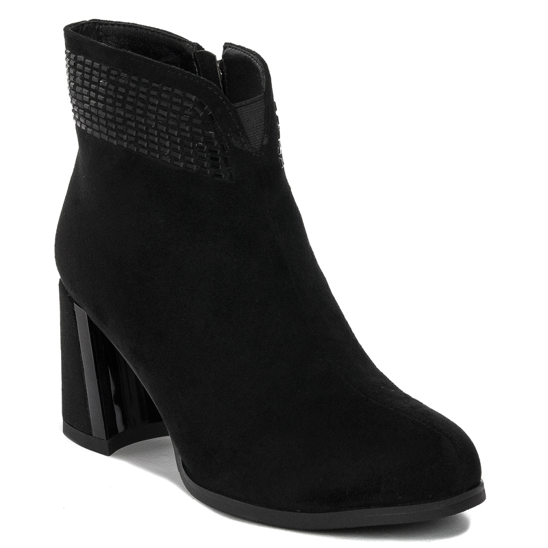 S.Barski Women's black ankle boots