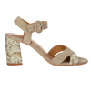 Maciejka Women's Stiletto Leather Sandals Beige