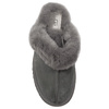 UGG Kapcie damskie na platformie Disquette Charcoal