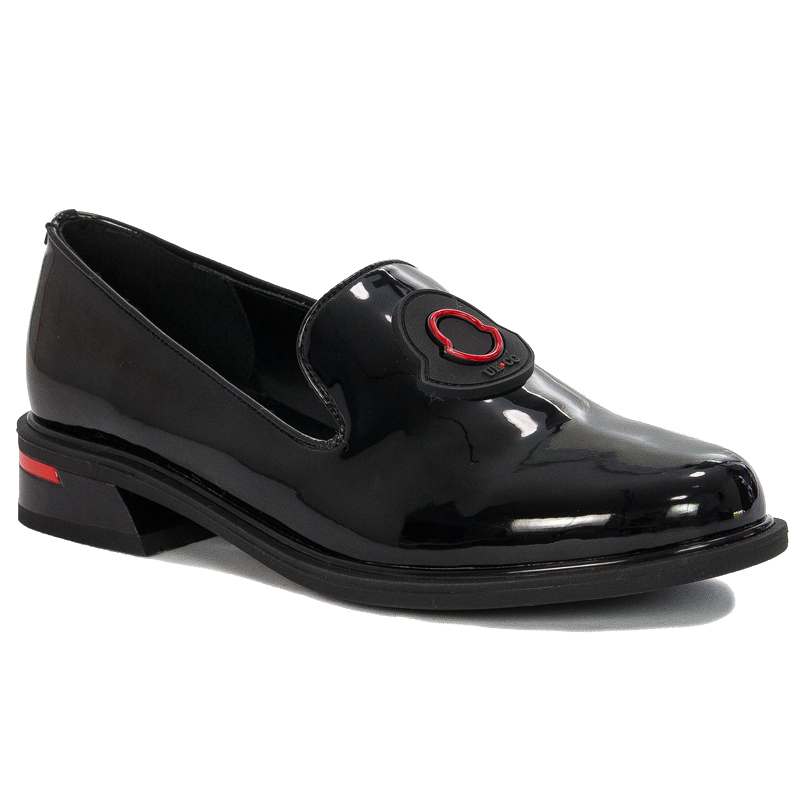 Filippo Black Flat Shoes DP3720/22 BK