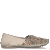 Maciejka women’s leather laser-cut loafers floral beige 1930B-04/00-0
