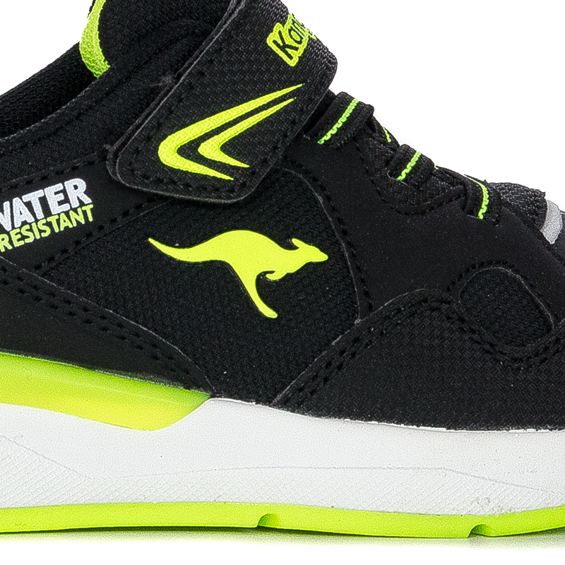 Sneakersy Kangaroos 18755-5062 Jet Black/Neon Yellow